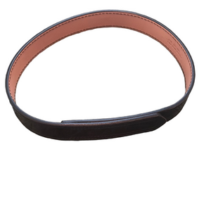 Dutyman Leather Buckle-less Hook & Loop Fasten Inner Belt Black Mens Size 32